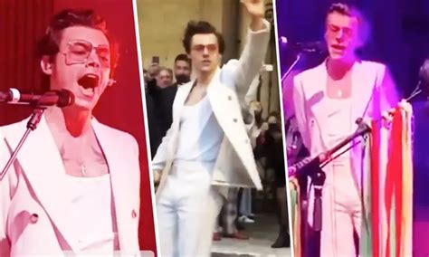 WATCH: Harry Styles Performed At Gucci's Afterparty As